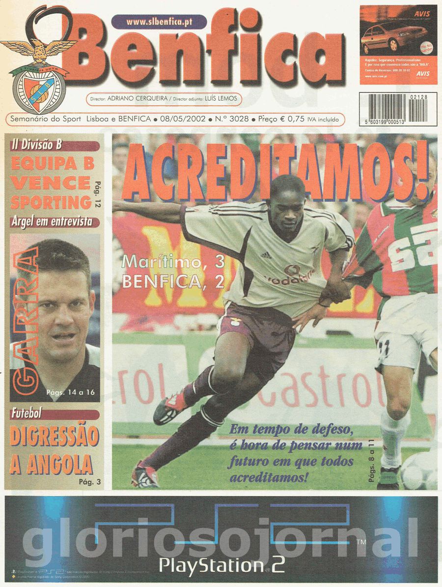 jornal o benfica 3028 2002-05-08